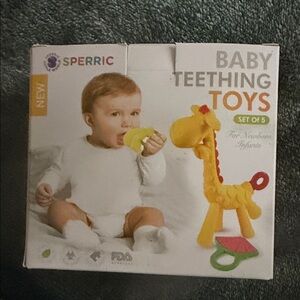 Baby Teething Toys Set of 5 for newborn infants